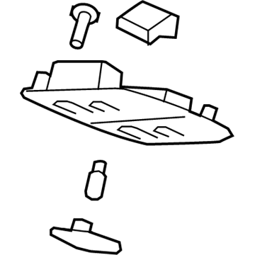 Cadillac 20896904 Reading Lamp Assy