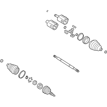 Cadillac 26075603 Axle Assembly