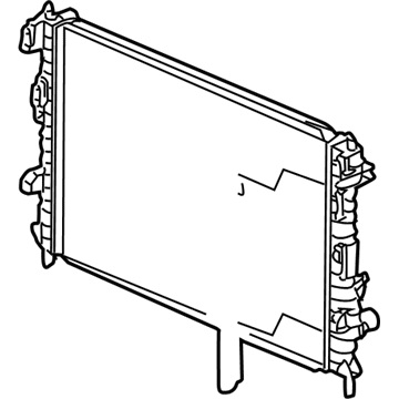 Saturn 15246275 Radiator