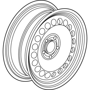 2024 Chevy Trax Spare Wheel - 42728011