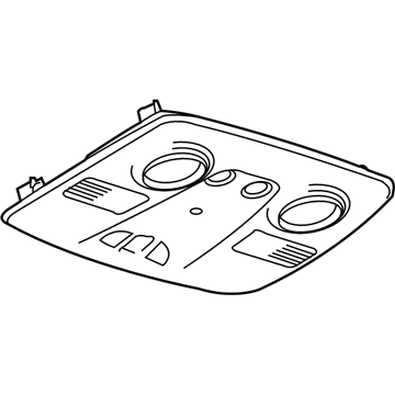 GM 15927687 Cover, Roof Console Opening *Light Ttnum