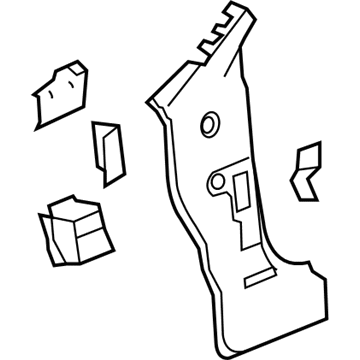 Buick 22997604 Hinge Pillar Reinforcement