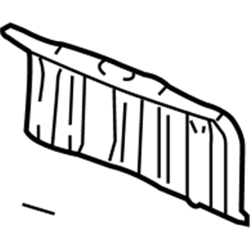 Chevy 15837960 Rear Sill Plate