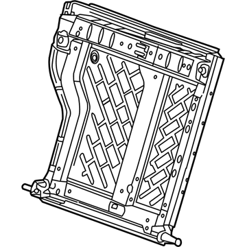 GM 23103817 Frame Assembly, Rear Seat Back *"No Color"