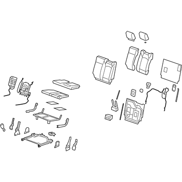 Chevy 25865399 Seat Assembly