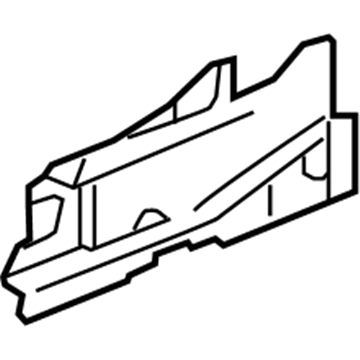 GM 23254345 Reinforcement, Underbody Rear Side Rail Rear