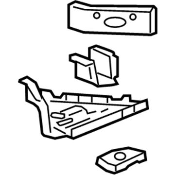 GM 84284572 Extension Assembly, Rear Floor Panel Rear