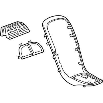 GM 22998935 Applique,Instrument Panel Center Trim Plate