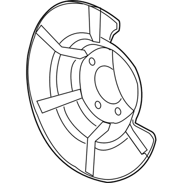 Chevy 22705358 Backing Plate