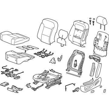 Chevy 23235823 Seat Assembly