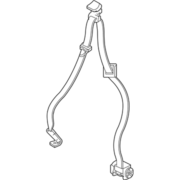 Saturn 19177164 Belt & Retractor