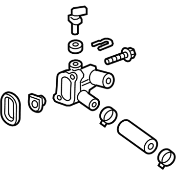 GM 12656446 Water Outlet Assembly