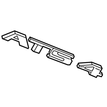 GM 20934964 Plate Assembly, Rear Compartment Lid Name