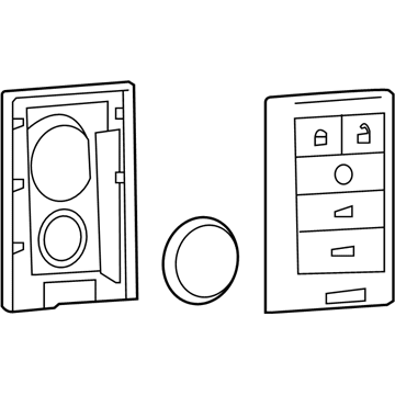 Cadillac 13544034 Transmitter