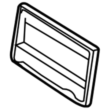 Saturn 90584247 License Bracket