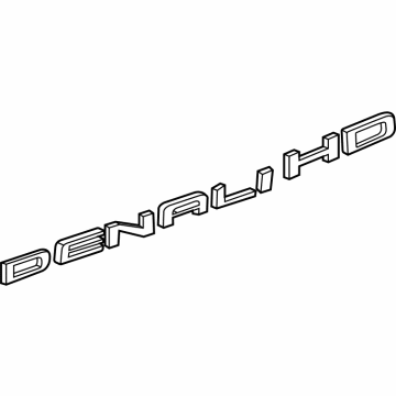 GM 84337659 Plate Assembly, Front S/D Wt Class Na *Chrome M