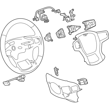 GM 84759307 Wheel Assembly, Strg *Very Dark At