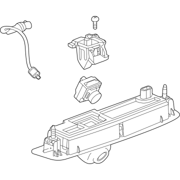 GM 84974788 Module Assembly, Rear Lic Plt Lp