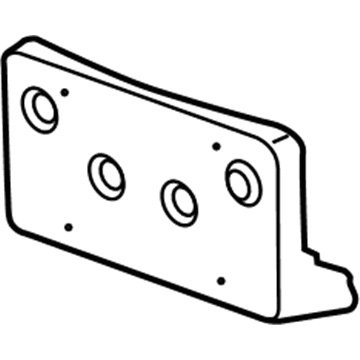 Chevy 23236458 License Bracket