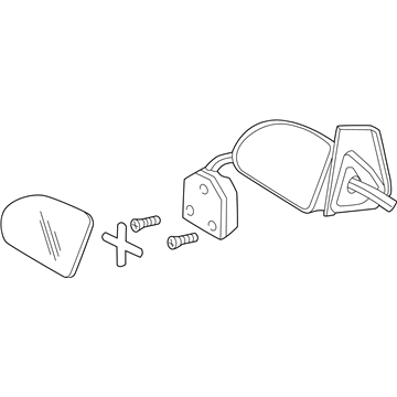 Oldsmobile 15935752 Mirror Assembly