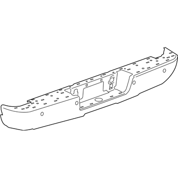 Chevy 23108143 Rear Bumper