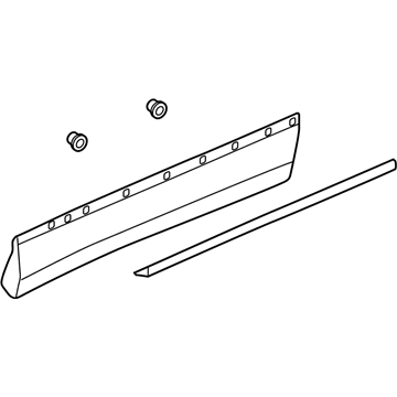 GM 84514878 Molding Assembly, Front S/D Lwr *Black