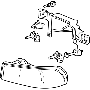 GMC 15850351 Headlamp Assembly