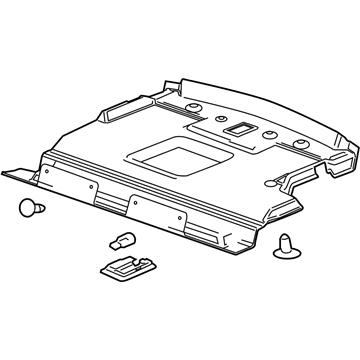 GM 26263500 Cover Assembly, Rear Window Panel Stowage Compartment