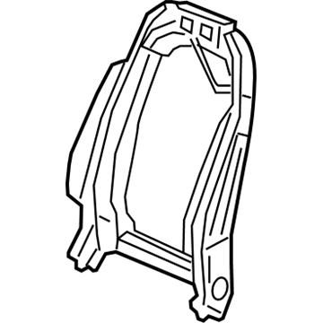 Cadillac 13518925 Seat Back Frame