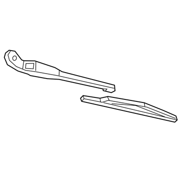 GM 84986947 Blade Assembly, R/Wdo Wpr (W/ Arm)