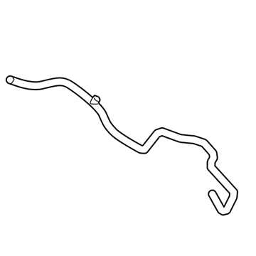 Cadillac 84161102 Washer Hose