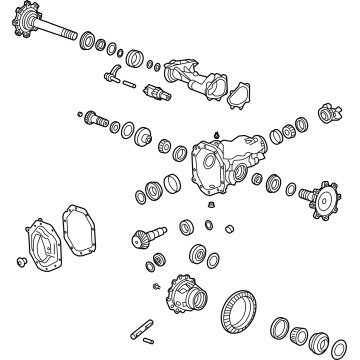 2023 Chevy Silverado 2500 HD Differential - 87867236