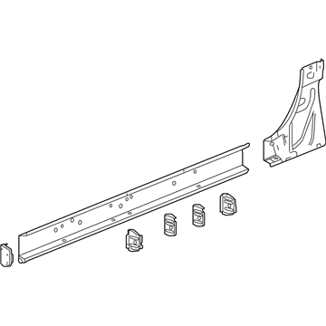 GMC 84972408 Inner Rocker