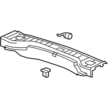 GM 95297830 Panel Assembly, Load Floor Panel Rear Extension *Titanium