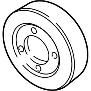 Chevy Venture Water Pump Pulley - 14091833