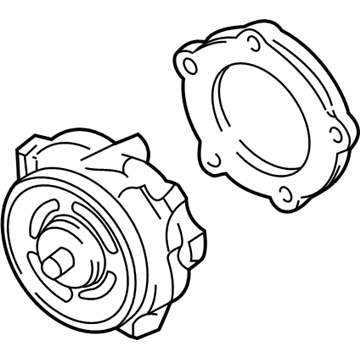 Pontiac 12371989 Water Pump