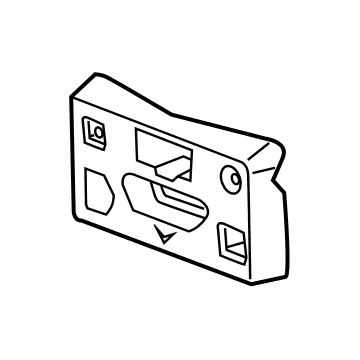 Chevy 84200617 License Bracket