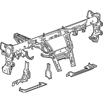 Chevy 84119302 Reinforcement Beam