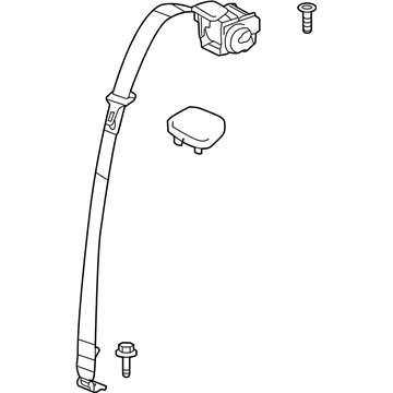 Saturn 15943428 Retractor Assembly