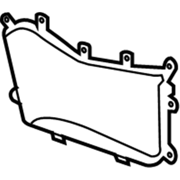 GM 96814050 Panel,Front Side Door Map Pocket Trim