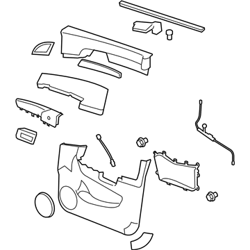 Saturn 25915787 Trim Panel