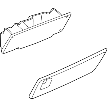 GM 15707423 Compartment,Instrument Panel (W/ Door)