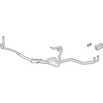 Chevy 85016858 PIPE,TRANS FLUID COOLER INLET & OUTLET(INCLUDES 1,3,7-13,15,17-18,24)(VEHS BUILT ON/AFTER 11-OCT-2023)(FOR 1ST DESIGN SEE 85637421)