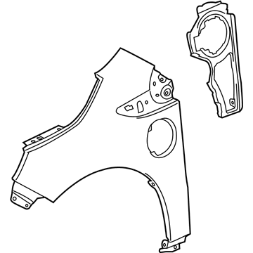 GM 22961900 Fender,Front