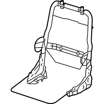 GM 88995432 Frame Asm,Driver Seat Back Cushion