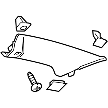 GM 22732012 Molding Assembly, Windshield Garnish *Neutral