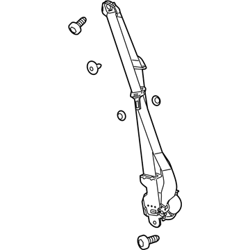 Chevy 19355802 Belt & Retractor