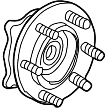 GMC 15233113 Hub & Bearing