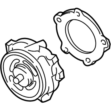 Chevy 12371989 Water Pump Assembly