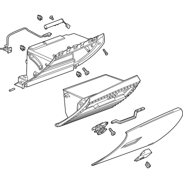 Cadillac 84757000 Glove Box Assembly